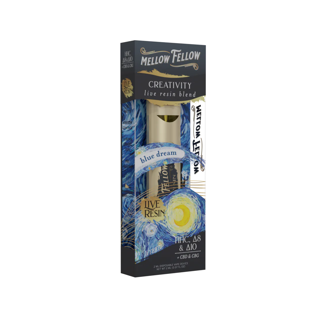 Mellow Fellow 2ml Live Resin Blends Disposables - Cannabis Phrog