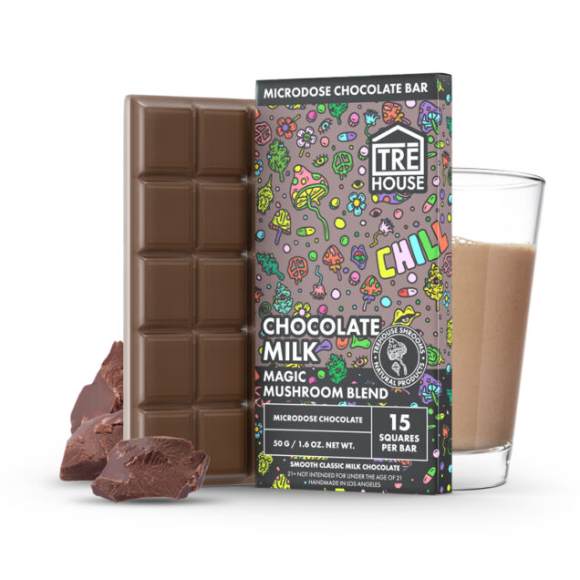 TRĒ House Mushroom Chocolates, chocolate milk bar.