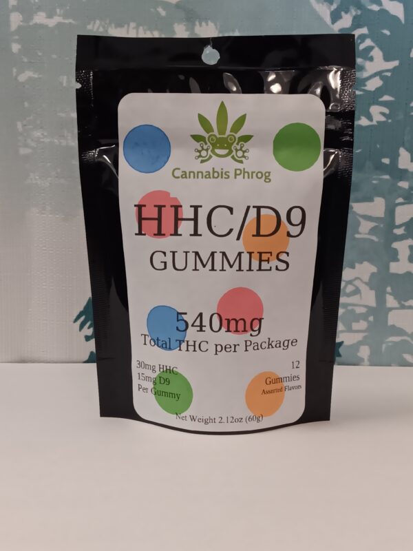 HHC/D9 45mg 12ct Gummies